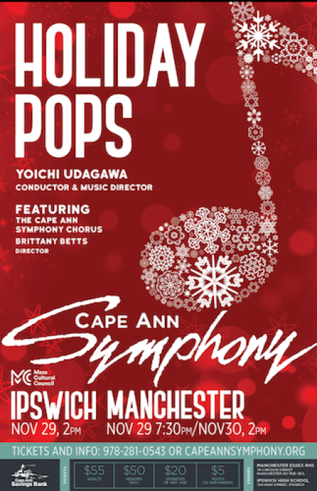 Cape Ann Symphony - 2025 Holiday Pops